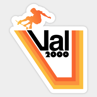 Val2000 Skateboards Sticker